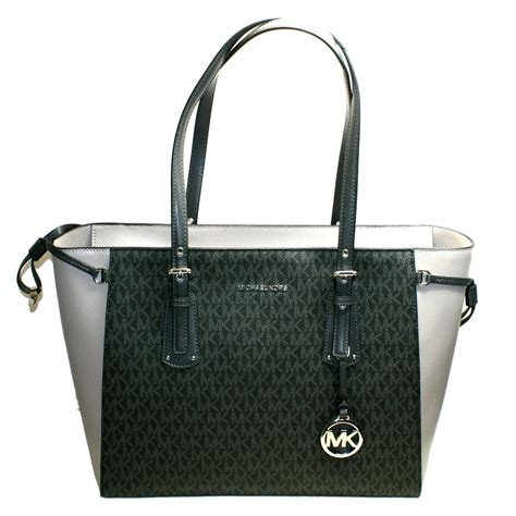 michael kors black grey purse|Michael Kors close out totes.